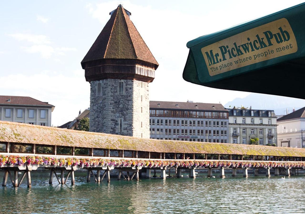 Hotel Pickwick And Pub "The Room With A View" Lucerne Ngoại thất bức ảnh